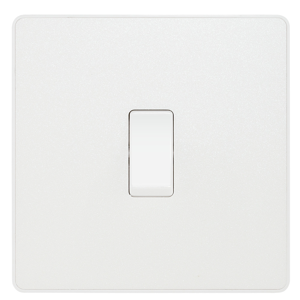 Image for BG Evolve 1 Gang 2 Way Switch 20A 16AX Pearlescent White