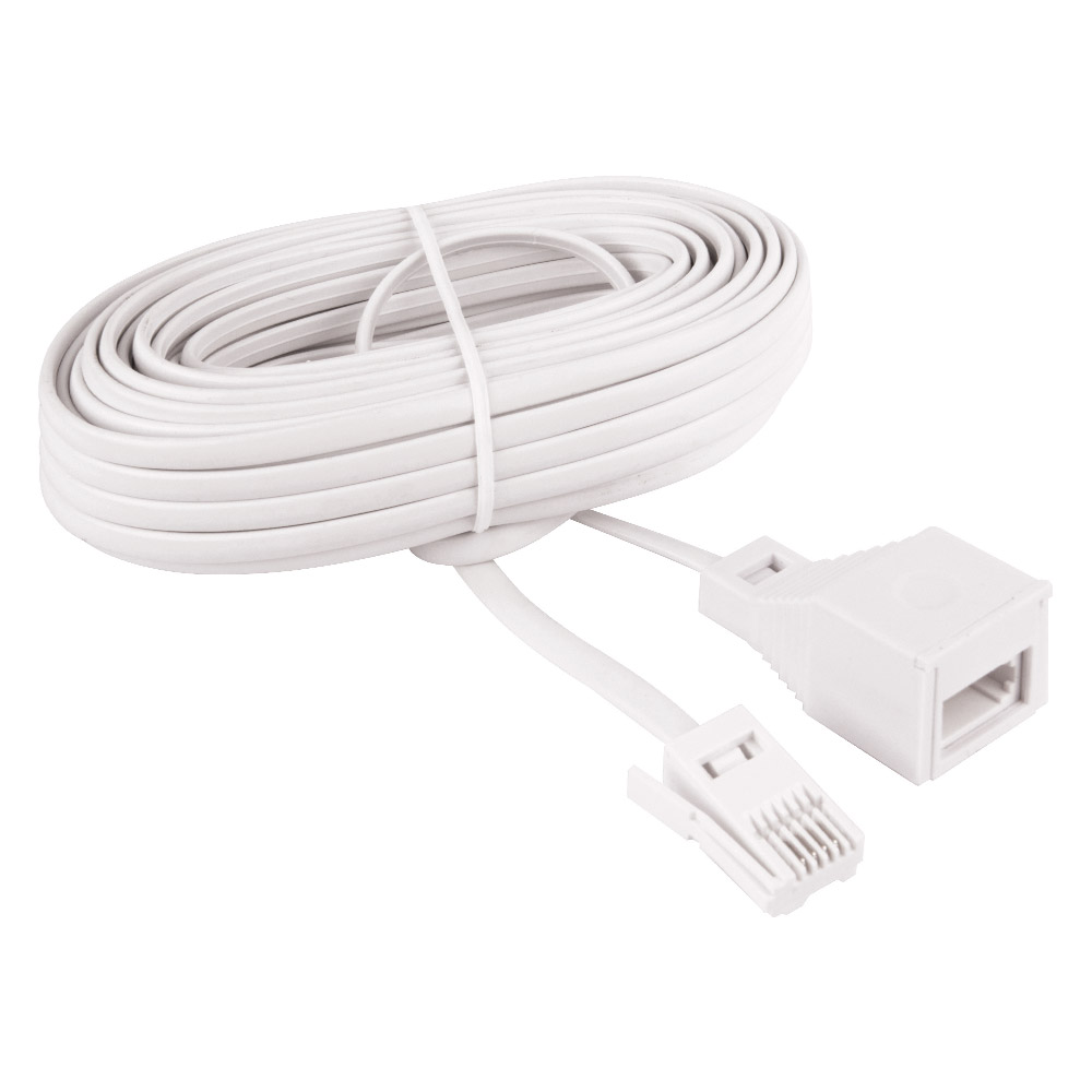 Image for Philex Telephone Extension Lead 5m White