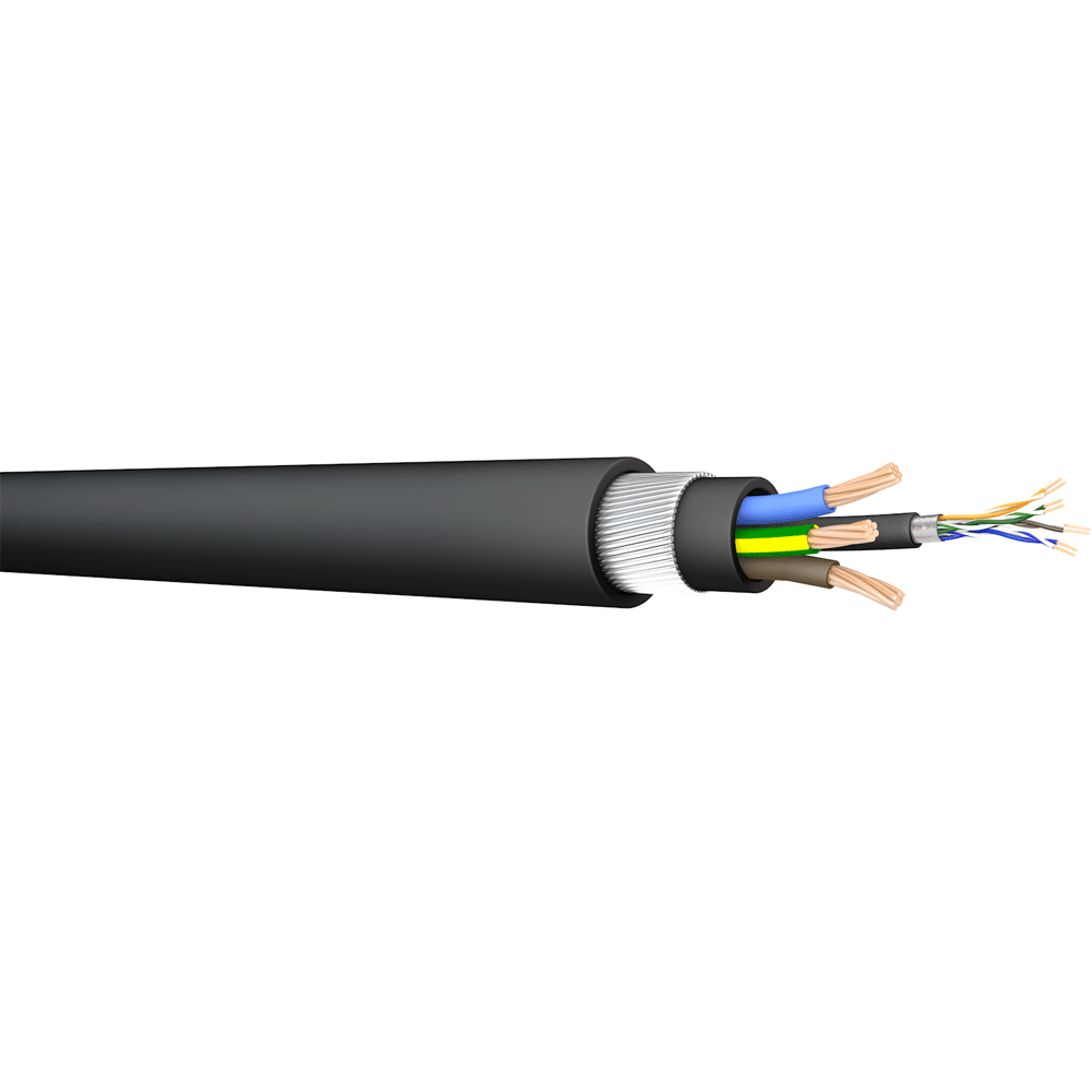 Image for Prysmian PRY EV 4mm 3 Core SWA Cat5 Cable 1M