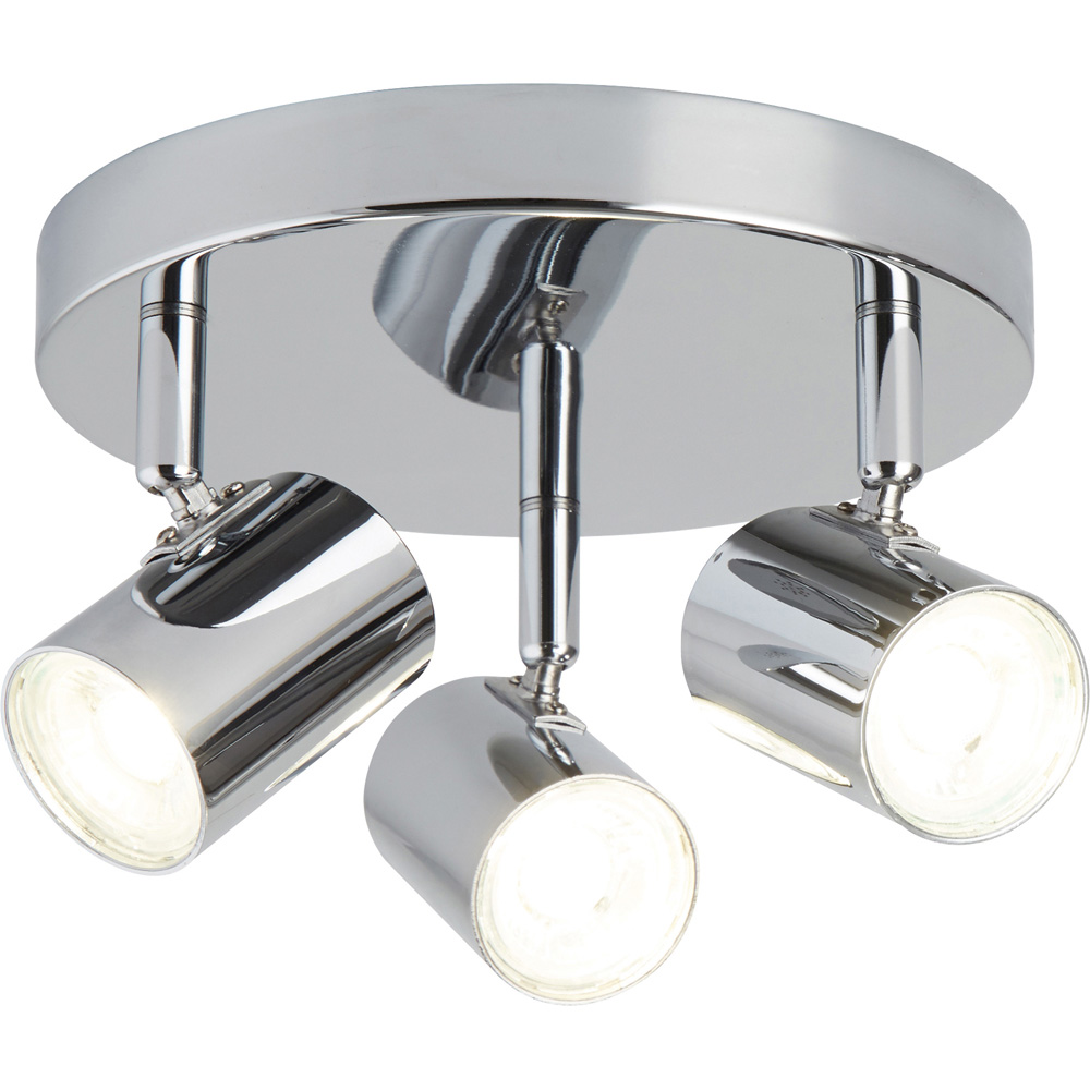 Image for Searchlight Rollo 3 Round Spotlight Chrome