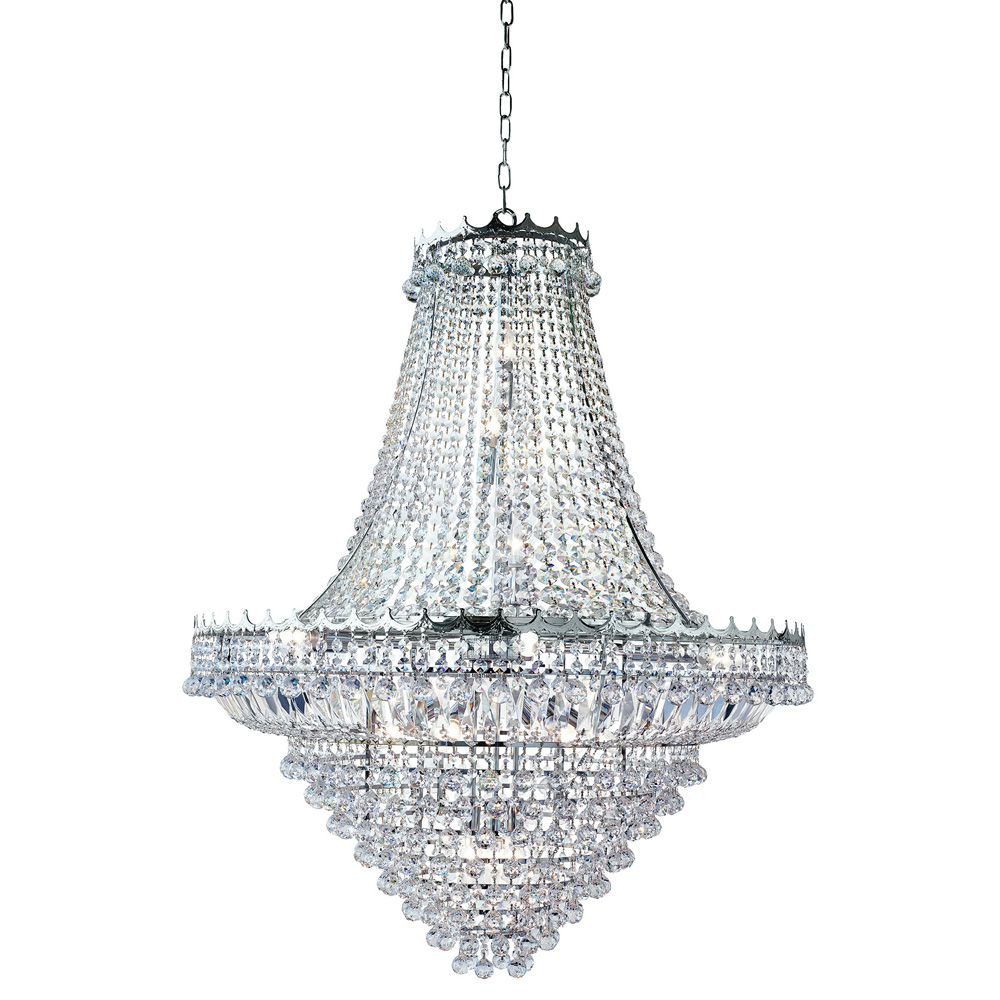 Image for Searchlight Versailles 19 Light Chandelier Chrome with Crystal