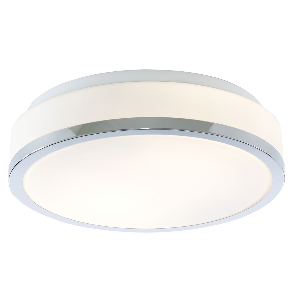 Image for Searchlight Bathroom Ceiling Light Round 28cm Chrome