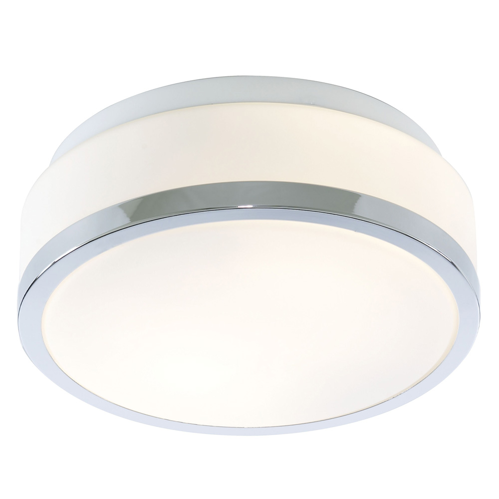 Image for Searchlight Bathroom Ceiling Light Round 23cm Chrome