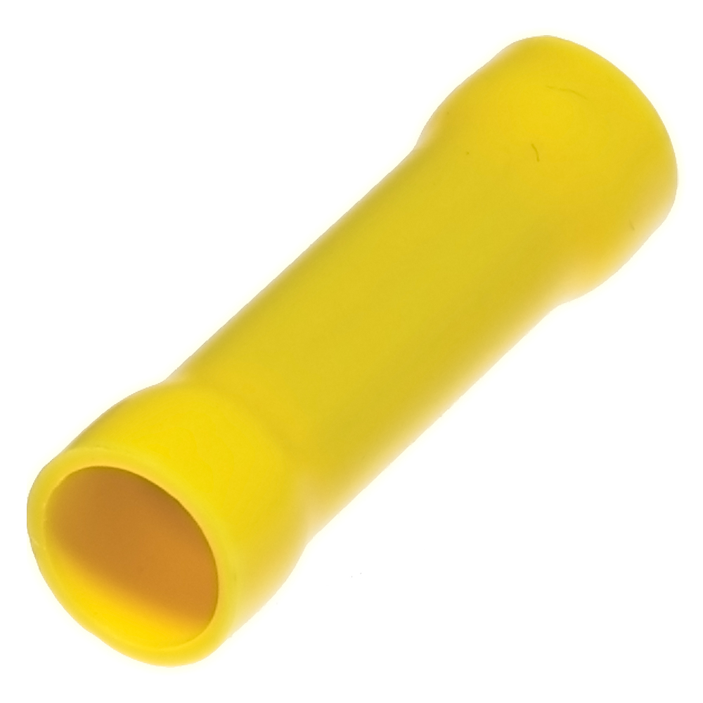 Image for SWA Yellow Insulated Butt Terminals 4-6mm Pack 100