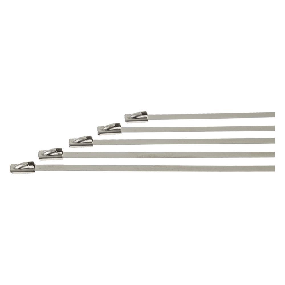 Image for SWA Metal Cable Ties 266mm x 4.6mm Fire Rated 100 Pack