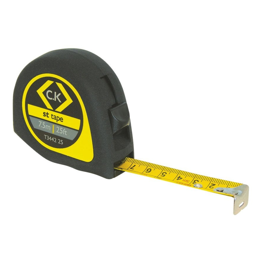 Image for CK Tools Softech Tape Measure 7.5M T3442-25