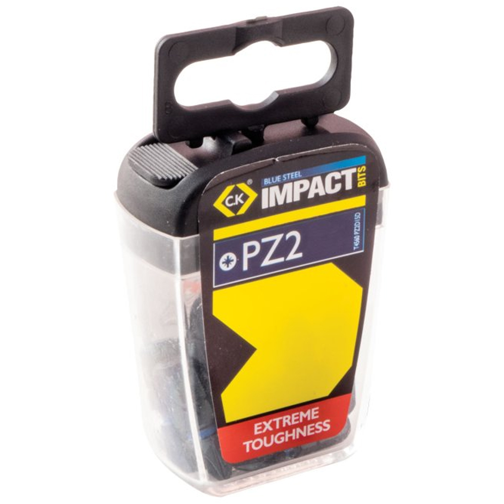 Image for CK Tools Blue Steel Impact Bit Box of 15 PH2 25mm