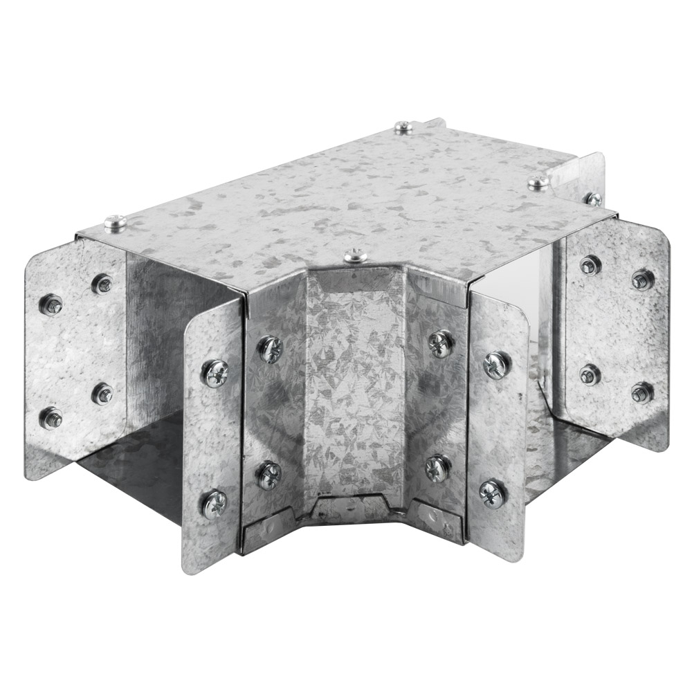 Image for Trench 100x100mm Tee Piece Top Lid for Metal Cable Trunking