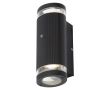 Image for Forum Zink Helix GU10 Spotlight Photocell Up and Down Wall Light Black