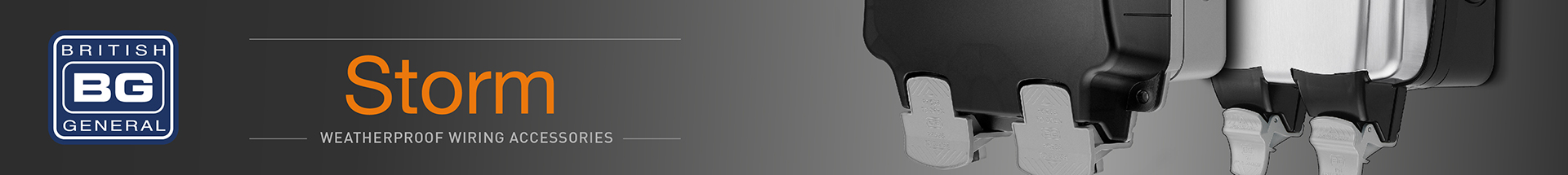 BG Storm Weatherproof Wiring Accessories