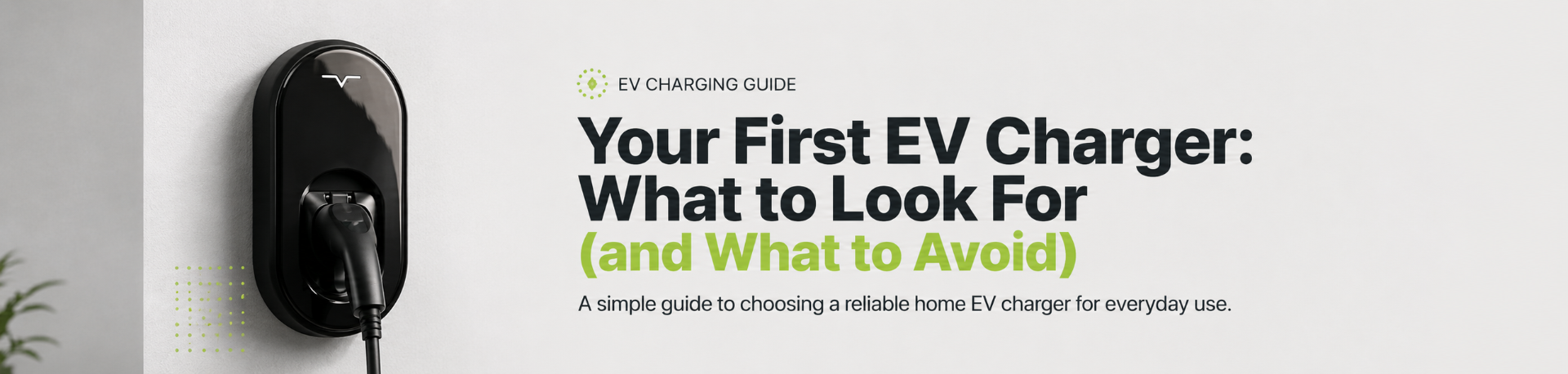 First EV Charger Guide